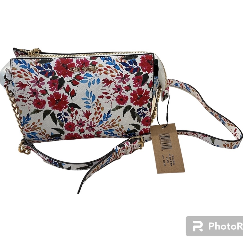 NWT STEVE MADDEN CROSSBODY FLORAL PURSE